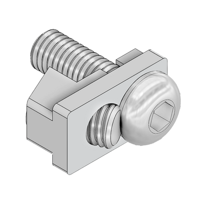 MODULAR SOLUTIONS ZINC PART&lt;br&gt;HIDDEN PROFILE CONNCETOR C, SHORT